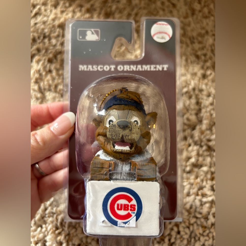 New MLB Chicago Cubs Mascot Ornament